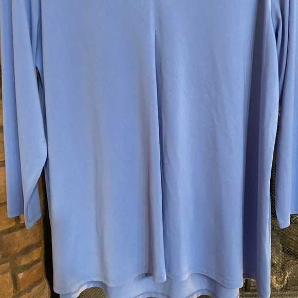 Preston & York light blue high-low blouse. Size XL - Picture 4 of 6